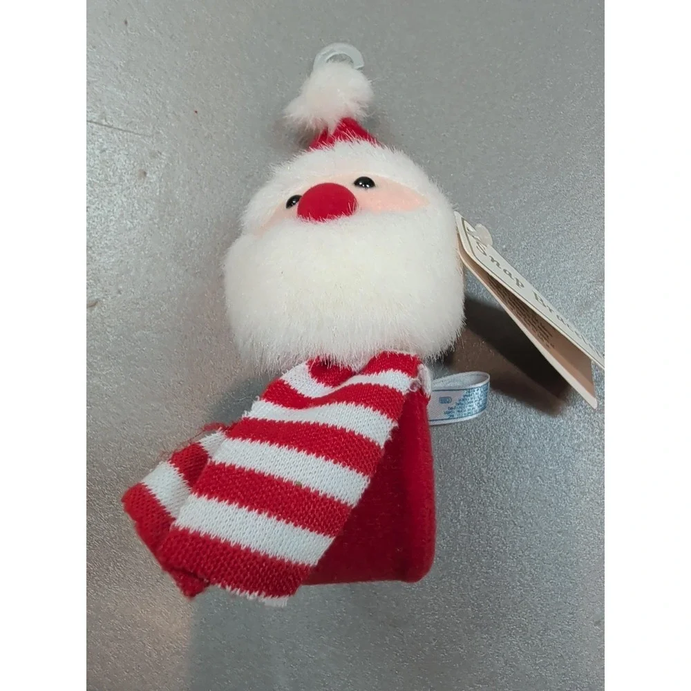 Velvet Touch Christmas Snap Bracelets Set of 3 Santa Reindeer Snowman 6197 NEW